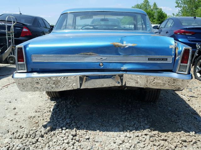 118377W1102306 - 1967 CHEVROLET NOVA BLUE photo 9