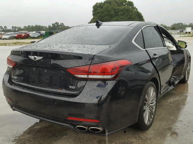 KMHGN4JF5HU174978 - 2017 GENESIS G80 ULTIMA BLACK photo 4