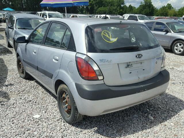 KNADE243496491781 - 2009 KIA RIO 5 SX GRAY photo 3