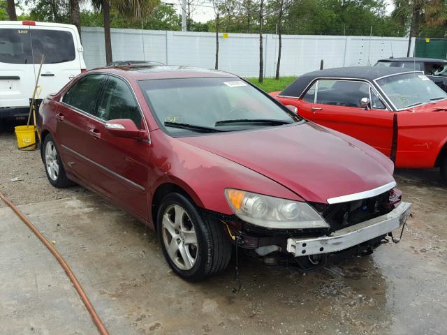 JH4KB16515C021231 - 2005 ACURA RL RED photo 1