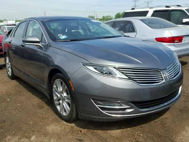 3LN6L2LU6ER814619 - 2014 LINCOLN MKZ HYBRID GRAY photo 1