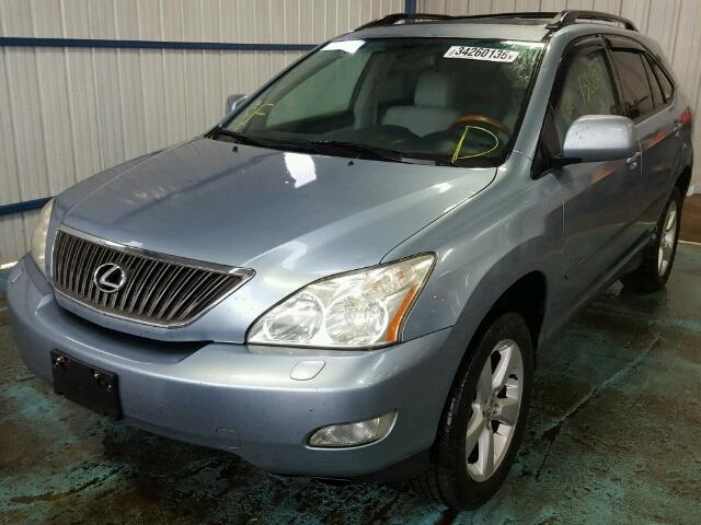 2T2HA31U54C017094 - 2004 LEXUS RX 330 BLUE photo 2