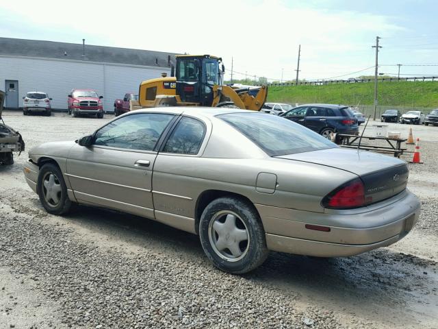 2G1WW12M7X9259723 - 1999 CHEVROLET MONTE CARL 棕色 照片 3