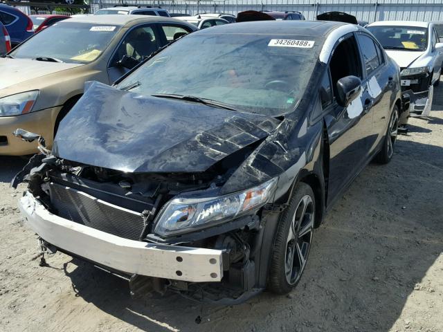 2HGFB6E52FH703066 - 2015 HONDA CIVIC SI BLACK photo 2