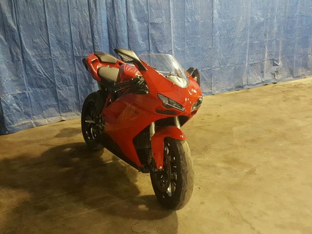 ZDM1XBMV6BB017043 - 2011 DUCATI 848 RED photo 1