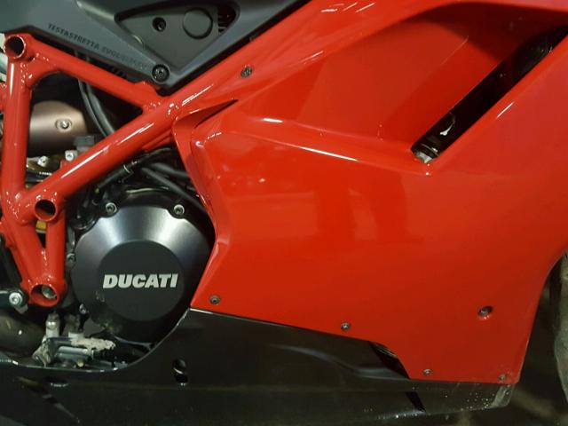 ZDM1XBMV6BB017043 - 2011 DUCATI 848 RED photo 7