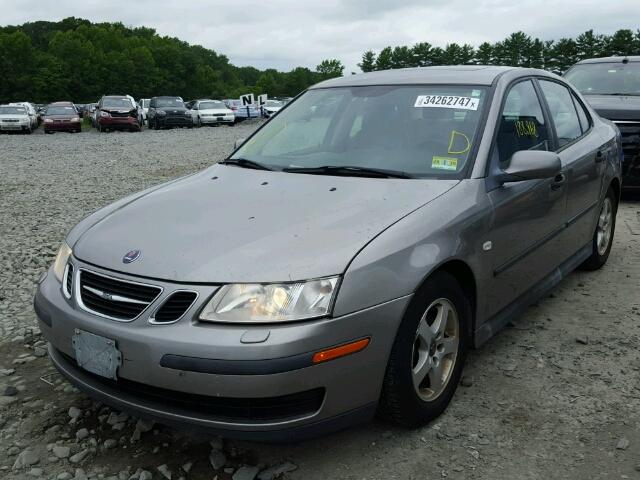 YS3FB49S741003129 - 2004 SAAB 9-3 LINEAR GRAY photo 2