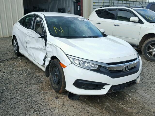 19XFC2F56GE055022 - 2016 HONDA CIVIC LX WHITE photo 1