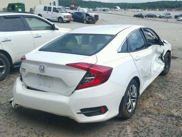 19XFC2F56GE055022 - 2016 HONDA CIVIC LX WHITE photo 4