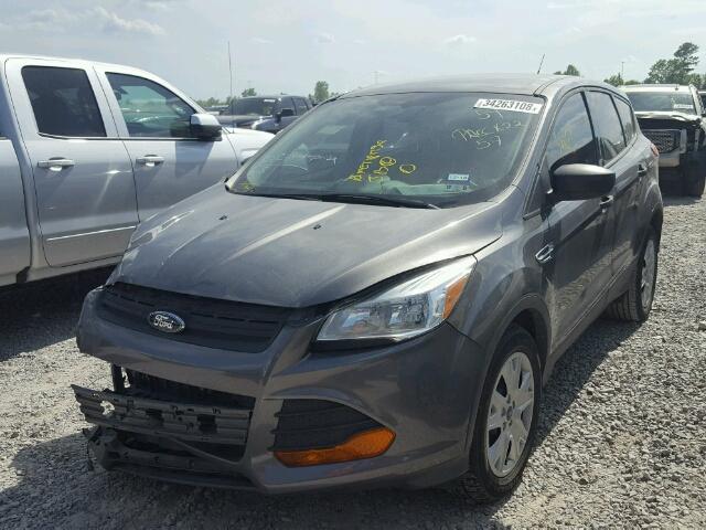 1FMCU0F73EUB45020 - 2014 FORD ESCAPE S GRAY photo 2