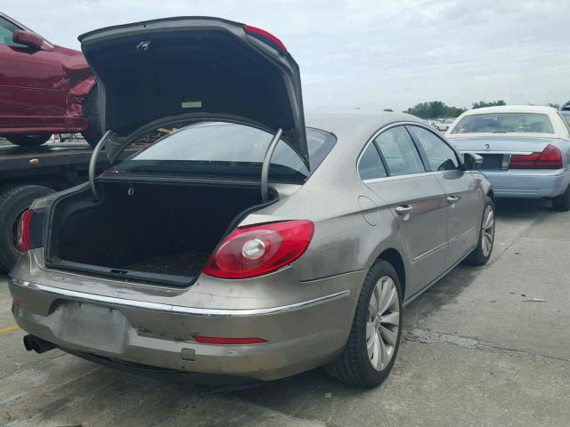 WVWMP7AN6AE558939 - 2010 VOLKSWAGEN CC SPORT GRAY photo 4