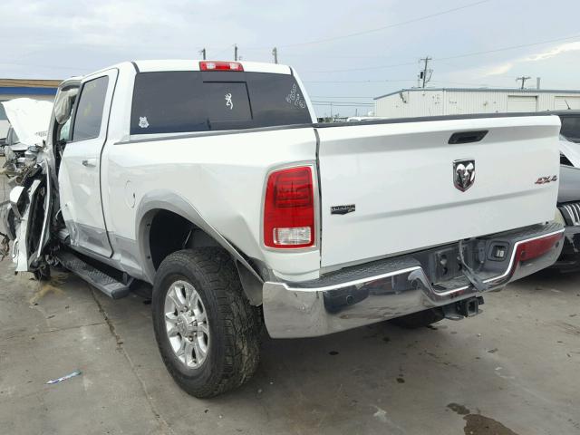 3C6UR5FL3FG584492 - 2015 RAM 2500 LARAM WHITE photo 3