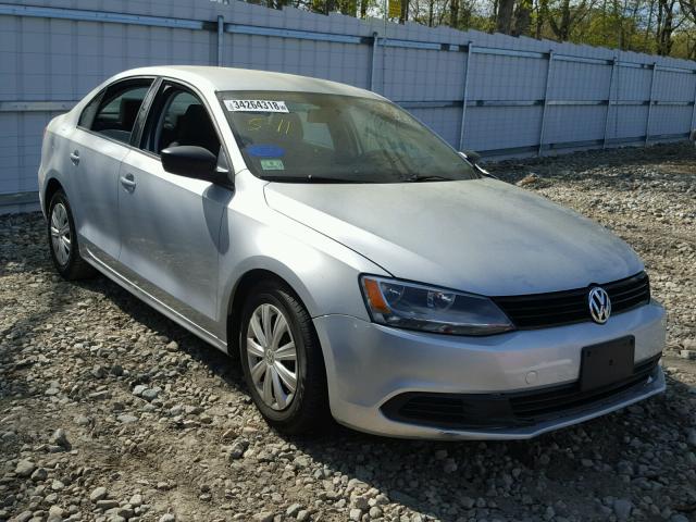 3VW2K7AJ1EM330816 - 2014 VOLKSWAGEN JETTA BASE 银色 照片 1