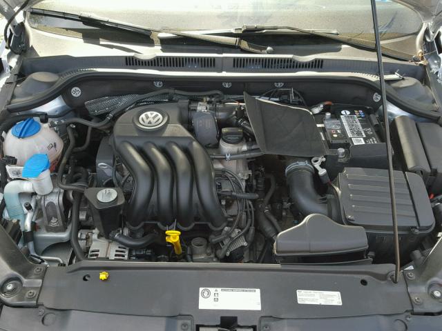 3VW2K7AJ1EM330816 - 2014 VOLKSWAGEN JETTA BASE 银色 照片 7