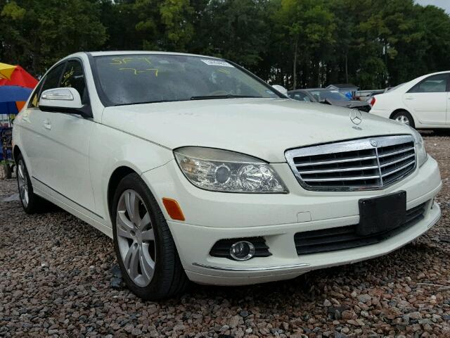 WDDGF54X78R028568 - 2008 MERCEDES-BENZ C 300 WHITE photo 1