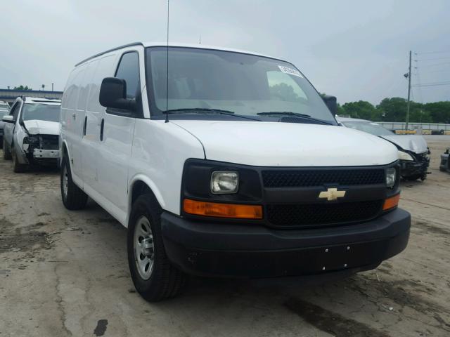 1GCUGADX7A1174895 - 2010 CHEVROLET EXPRESS G1 WHITE photo 1