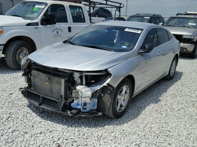 1G1ZB5ST2GF207267 - 2016 CHEVROLET MALIBU LS 灰色 照片 2