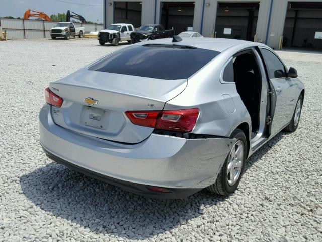 1G1ZB5ST2GF207267 - 2016 CHEVROLET MALIBU LS 灰色 照片 4