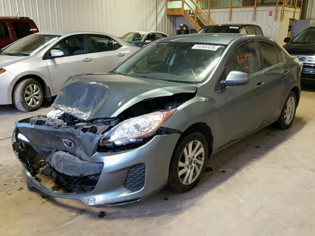 JM1BL1UF6D1713277 - 2013 MAZDA 3 I BLUE photo 2