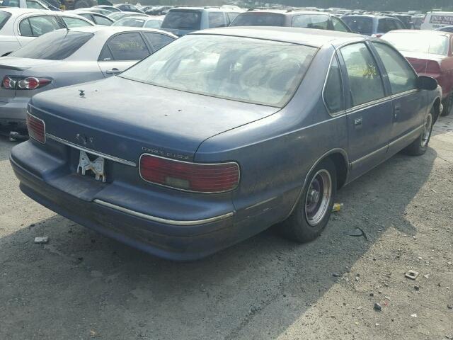 1G1BL52W4SR102620 - 1995 CHEVROLET CAPRICE CL BLUE photo 4