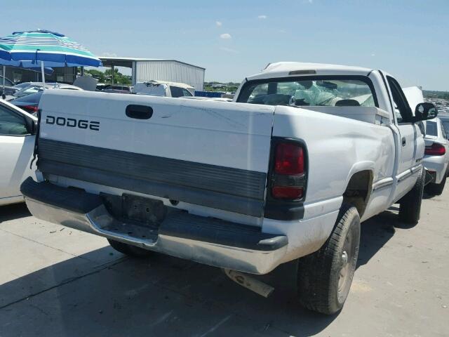 1B7HC16Z1WS763969 - 1998 DODGE RAM 1500 WHITE photo 4