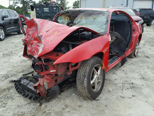 1G2WJ52J1YF292085 - 2000 PONTIAC GRAND PRIX RED photo 2