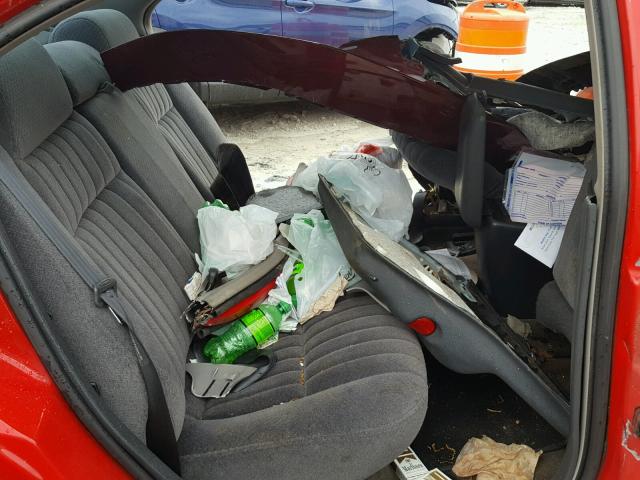 1G2WJ52J1YF292085 - 2000 PONTIAC GRAND PRIX RED photo 6