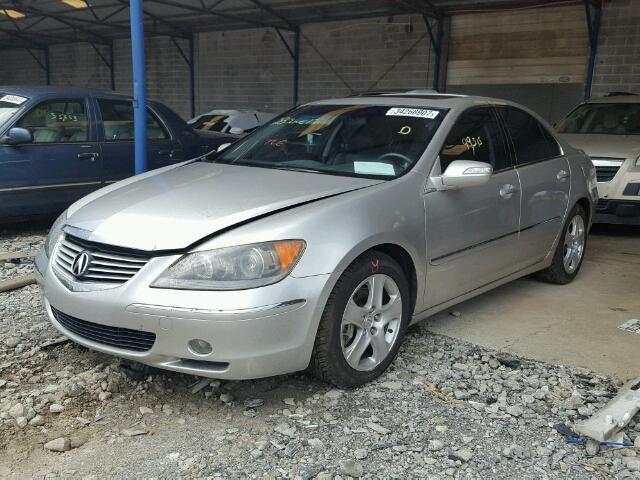 JH4KB16505C015369 - 2005 ACURA RL ვერცხლისფერი ფოტო 2