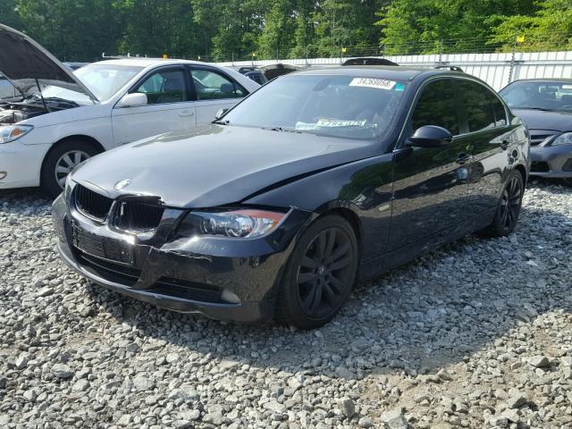 WBAVA33577KX82594 - 2007 BMW 328 I BLACK photo 2