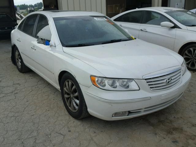 KMHFC46F27A203038 - 2007 HYUNDAI AZERA SE WHITE photo 1