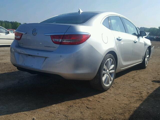 1G4PR5SKXE4132405 - 2014 BUICK VERANO CON SILVER photo 4