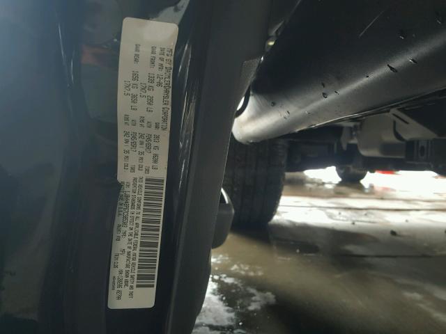 1J8HH48P67C585303 - 2007 JEEP COMMANDER BLACK photo 10