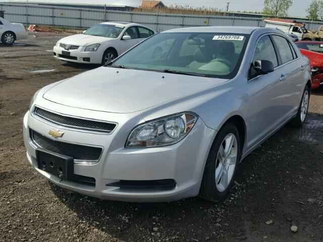 1G1ZA5EU7BF162262 - 2011 CHEVROLET MALIBU LS 银色 照片 2