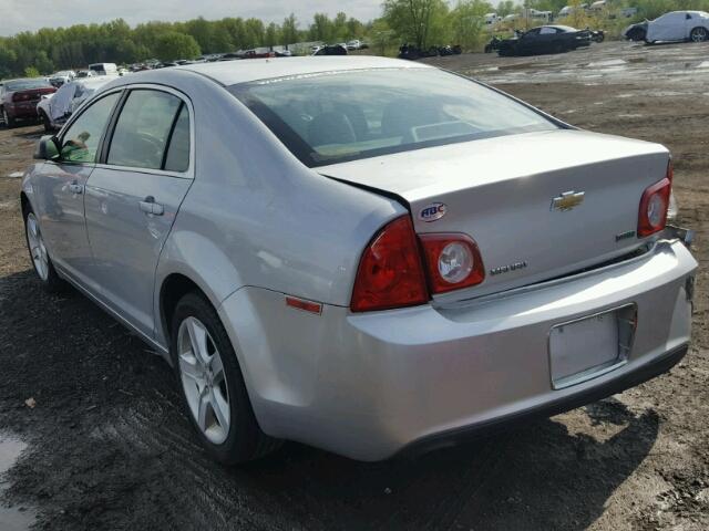 1G1ZA5EU7BF162262 - 2011 CHEVROLET MALIBU LS 银色 照片 3