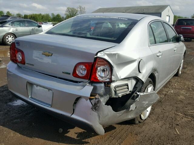 1G1ZA5EU7BF162262 - 2011 CHEVROLET MALIBU LS 银色 照片 4