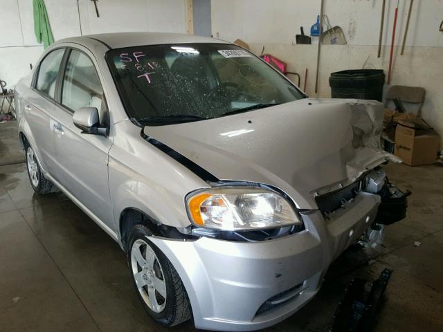 KL1TD5DE2BB198051 - 2011 CHEVROLET AVEO LS SILVER photo 1