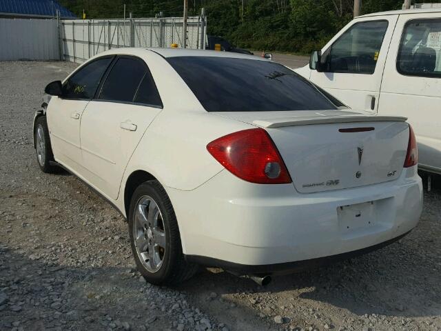 1G2ZH58N974227532 - 2007 PONTIAC G6 GT WHITE photo 3