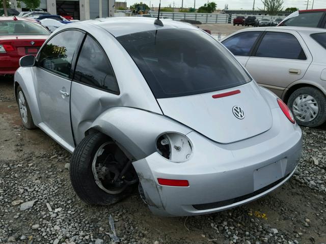 3VWRW31C47M512820 - 2007 VOLKSWAGEN NEW BEETLE 银色 照片 3