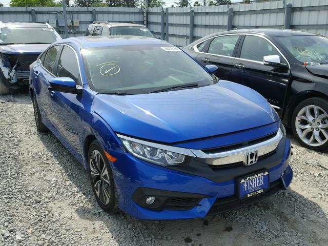 19XFC1F79GE043099 - 2016 HONDA CIVIC EXL BLUE photo 1