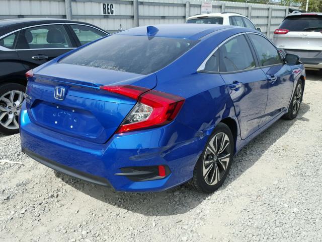 19XFC1F79GE043099 - 2016 HONDA CIVIC EXL BLUE photo 4