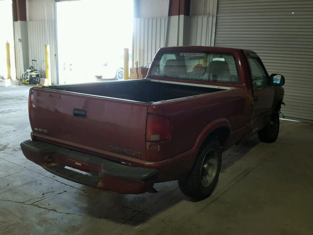 1GCCS1445WK255055 - 1998 CHEVROLET S TRUCK S1 RED photo 4