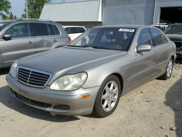 WDBNG83J04A430890 - 2004 MERCEDES-BENZ S 430 4MAT SILVER photo 2