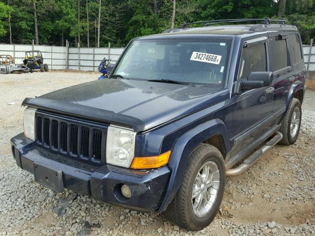 1J8HH48N86C153826 - 2006 JEEP COMMANDER ლურჯი ფოტო 2