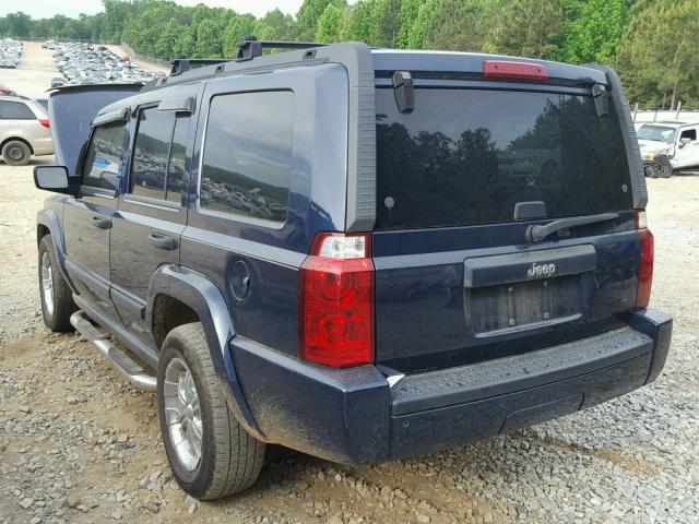 1J8HH48N86C153826 - 2006 JEEP COMMANDER ლურჯი ფოტო 3