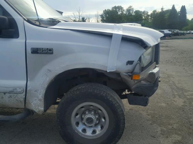 1FTSW31S02ED65311 - 2002 FORD F350 SRW S WHITE photo 10