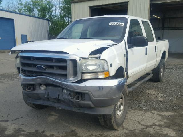 1FTSW31S02ED65311 - 2002 FORD F350 SRW S WHITE photo 2