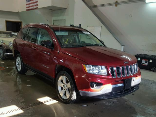 1J4NT1FB5BD155905 - 2011 JEEP COMPASS SP RED photo 1
