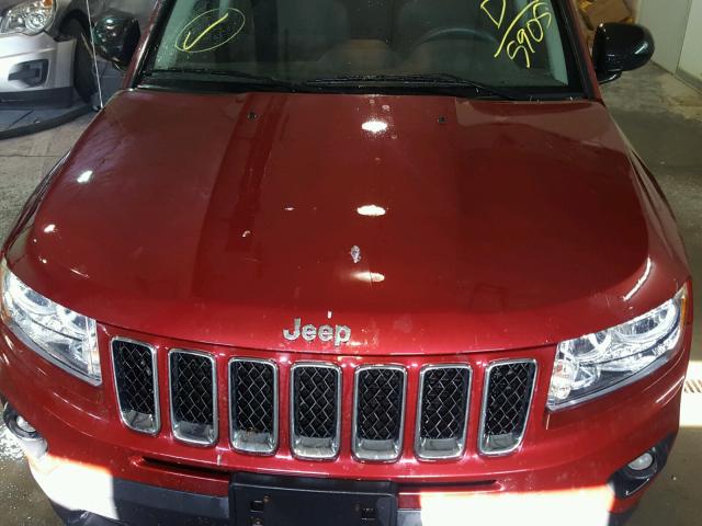 1J4NT1FB5BD155905 - 2011 JEEP COMPASS SP RED photo 9