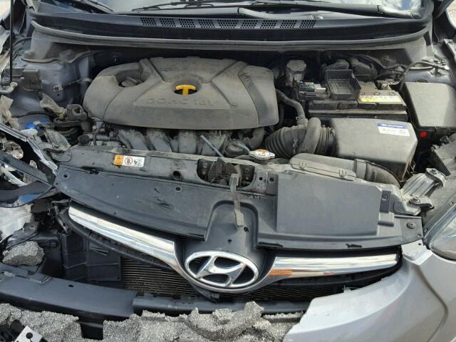 KMHDH4AEXFU254890 - 2015 HYUNDAI ELANTRA GRAY photo 7