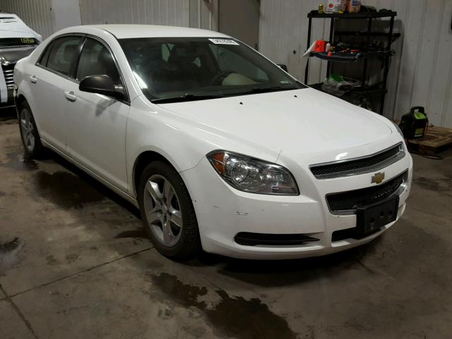 1G1ZB5E11BF335373 - 2011 CHEVROLET MALIBU LS WHITE photo 1